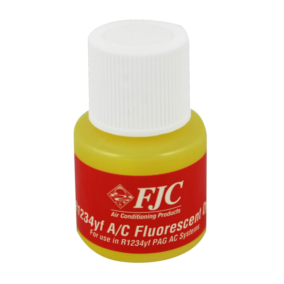 Fjc R-1234Yf Uv Fluorescent Leak Detection Dye 1/4 Oz Factory 1 Pack 609989019616