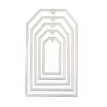 Mvchifay Stanzformen, Metallschablonen, Scrapbooking-Werkzeug, DIY-Handwerk, Karbonstahl, Prgevorlage fr die Herstellung von Papierkarten (5 Stck