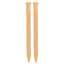 JubileeYarn Jumbo-Stricknadeln aus Bambus  US 65 (30 mm)  40,6 cm lang  1 Paar