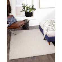 (Cream, 80x150 cm (Wide Runner)) Extra Large Soft Pile Shaggy Rugs Living Room Rug