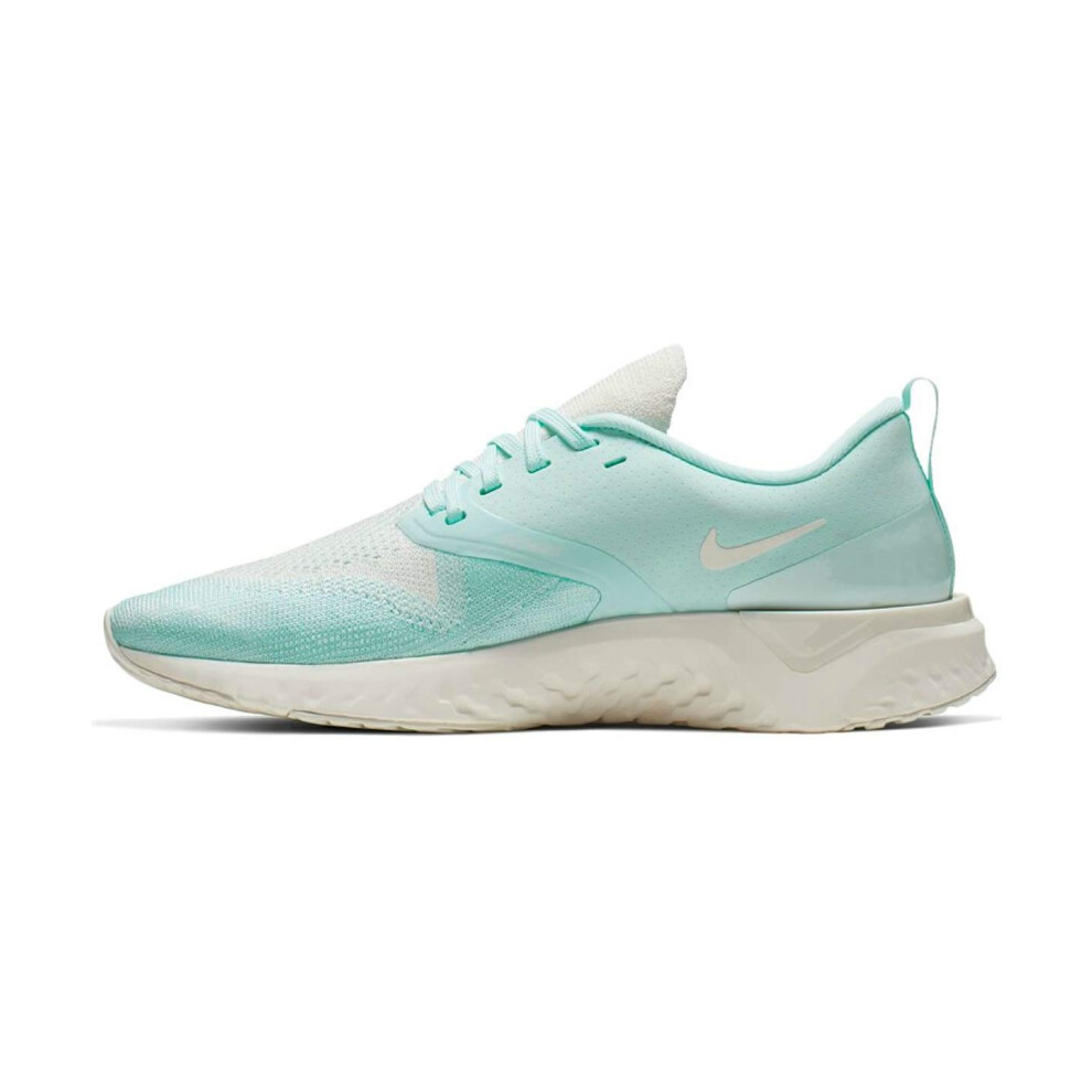 Nike Women's Odyssey React Flyknit 2 Running Shoes Teal Tint and Sail