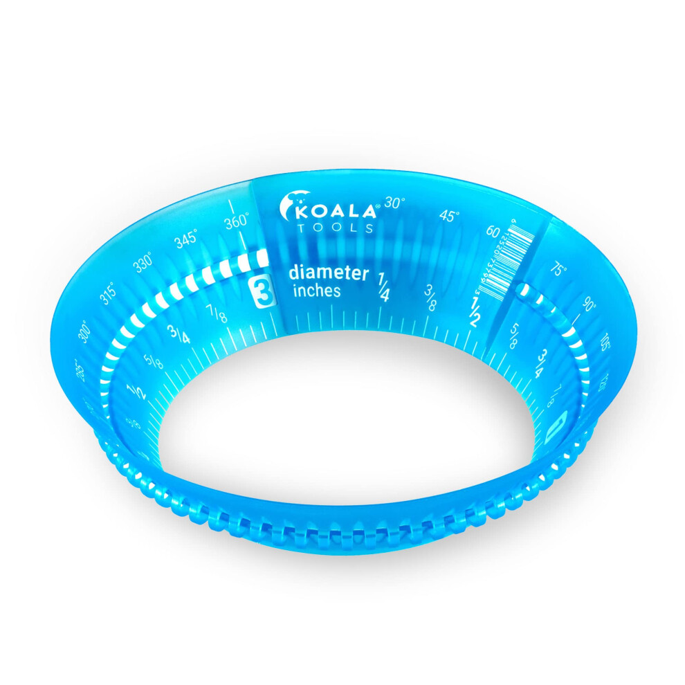 Outils Wolf Koala Tools | Ring Ruler 360 - Circle Stencil & Templates Tool | 3"" Size 3