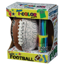 Franklin Sports iColor Mini Voetbal - Aangepaste Kleur Jeugd Voetbal met Markers - Ontwerp Je Eigen Voetbal