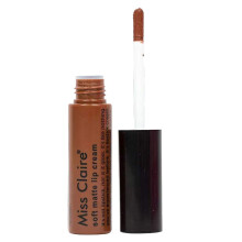 Miss Claire Soft Matte Lip Cream 63, Καφέ, 6.5 Γραμμάρια, Μπεζ