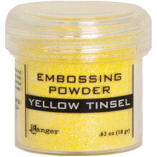 RANGER INDUSTRIES Yellow Tinsel Ranger Embossing Powder One Size