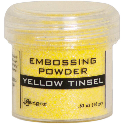 RANGER INDUSTRIES Κίτρινη Τinsel Ranger Embossing Powder, Ένα Μέγεθος