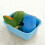 NICESH 4-Pack Plastic Dishpan 12 Quart Kitchen Wash Bin Blue 4