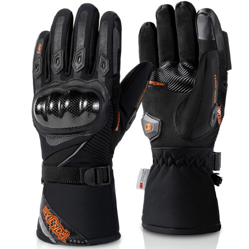 Luvas de motocicleta de inverno de Borleni