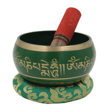 DharmaObjects Meditazione Tibetana Om Mani Padme Hum Campana della Pace