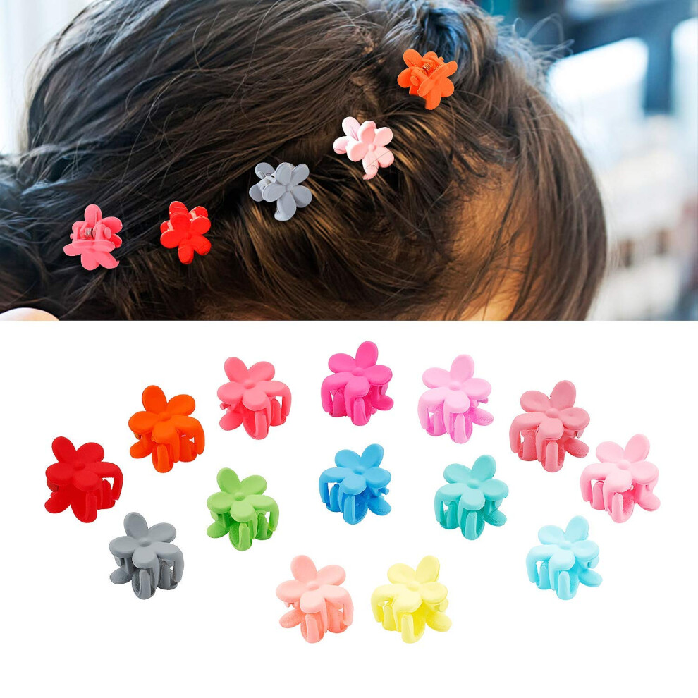50 Pezzi Mini Artigli Per Capelli Colorati, Piccole Mollette, Accessori Per Bambine, Neonati E Bambini, Chignon Decorativi, Piccole Mollette Per-image