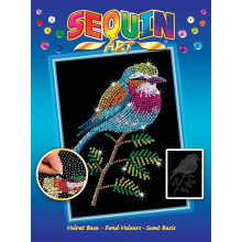 Sequin Art Lilac Breasted Roller Design Blue Rangesta 28 x 37 cm monivrinen (5528913)