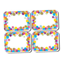 Ashley Productions ASH78008 Nemagnetick Mini Whiteboard Gumy na penov konfety/cern plst 2"""" x 1,5"""" x 0,75"""" (balen 10 ks)