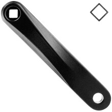Ramię korby Epessa, lewe, dostępne z otworem diamentowym i otworem kwadratowym 170 mm