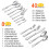 Silverware Set with Serving Pieces  LIANYU 48-Piece Flatware Set Servi 2