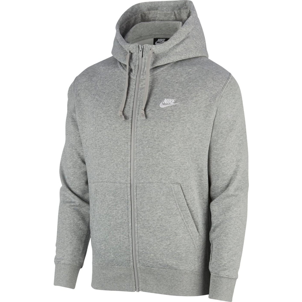 Sweat     capuche enti   rement zipp    en polaire Nike Sportswear Club pour homme