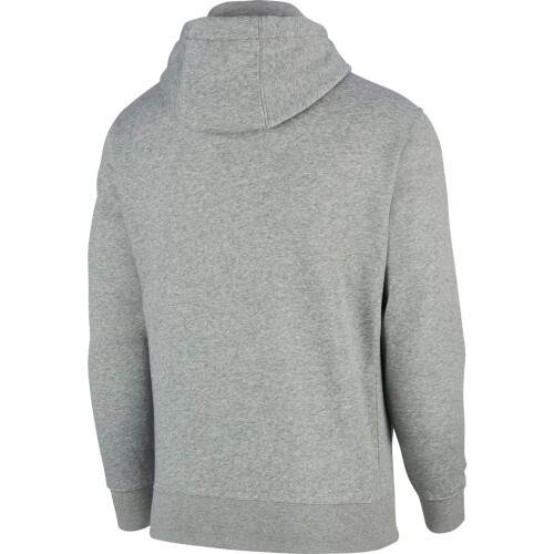 Nike Nike Ανδρικό Φούτερ Club Fleece με Φερμουάρ, Γκρι Σκούρο/Μεταλλικό Ασημί/Λευκό, M 1