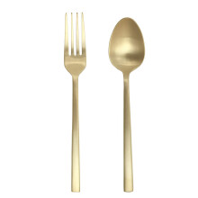 Fortessa arezzo 2 piese set de aur n cutii aur periat