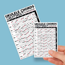 Lille store ukulele akkorder snyderark bundt - lamineret og dobbeltsidet lommehenvisning 4 og 6 ?? bedste musik ting