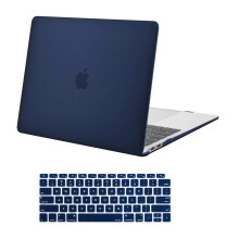 MOSISO Kompatibel mit MacBook Air 13 Zoll Hlle 2022 2021 2020 2019 2018 Release A2337 M1 A2179 A1932 Touch ID Kunststoff Hartschale Hlle & Tastatur