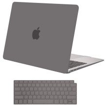 MOSISO Kompatibel mit MacBook Air 13 Zoll Hlle 2022 2021 2020 2019 2018 Release A2337 M1 A2179 A1932 Touch ID Kunststoff Hartschale Hlle & Tastatur