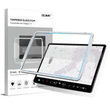 SUMK Displayschutzfolie fr Tesla Model Y, Zubehr, 2024, 15 Zoll, glnzend, gehrtetes Glas, Touchscreen-Schutzfolie fr Tesla Model Y (20242020)/M