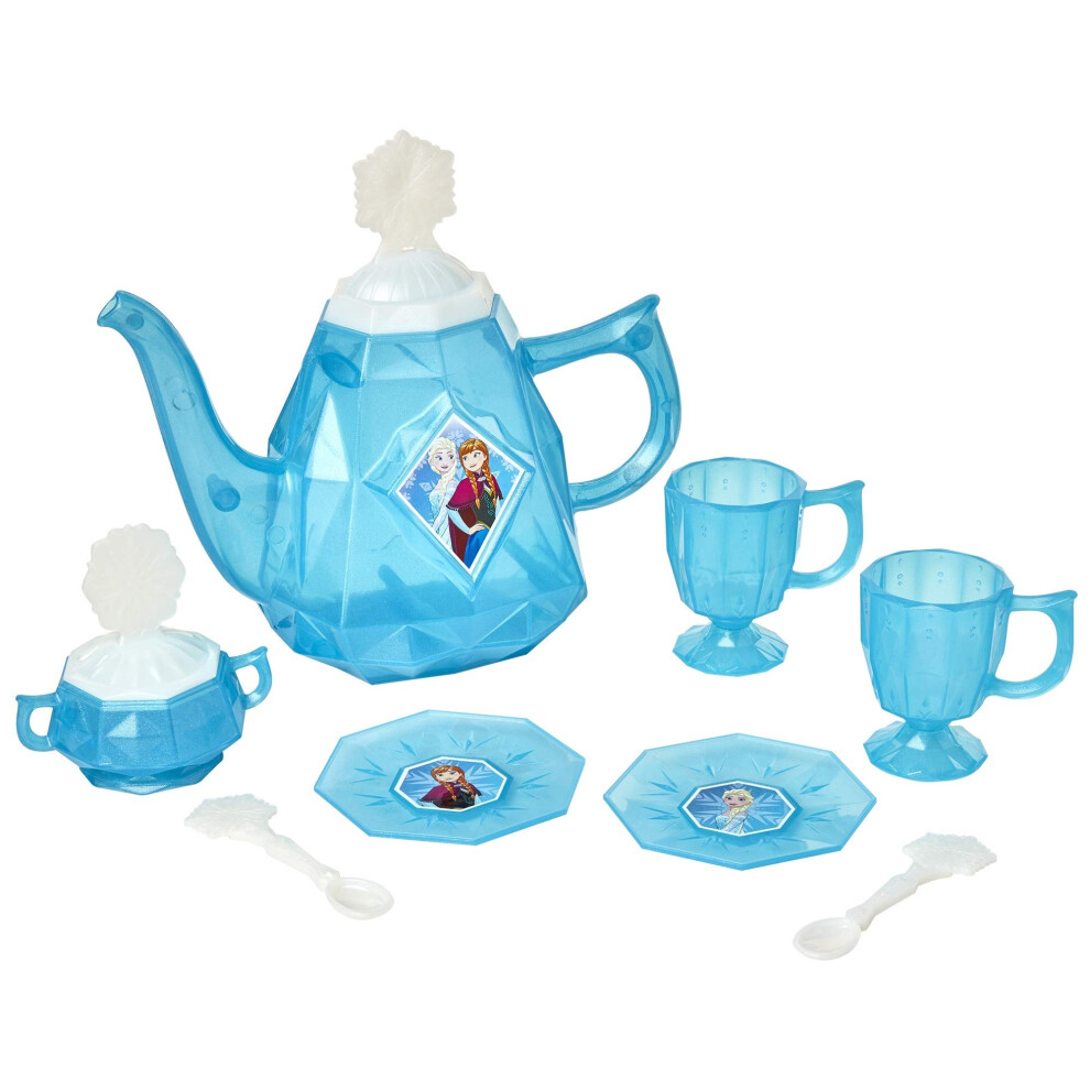 Disney Frozen Tea Set For Girls - 10 Piece Tea Party Set - Pretend Tea