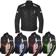 HWK Motorradjacke fr Mnner und Frauen Scorpion mit Cordura-Gewebe fr Enduro-Motorradfahrten und Schaumstoffpolsterung fr Aufprallschutz. Dual-Spo