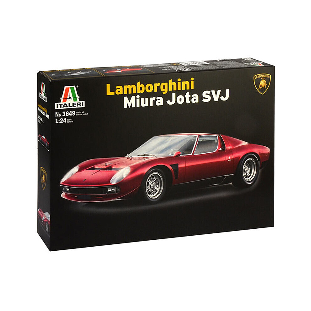 Maxpower Italeri 3649 Lamborghini Miura Jota Svj 1:24 Car Model Kit