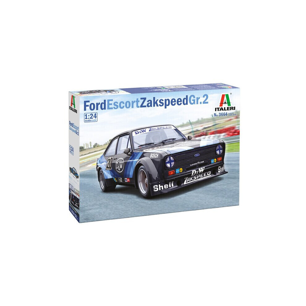 Maxpower Italeri 3664 Ford Escort Zakspeed Gr. 2 1:24 Scale Model Kit