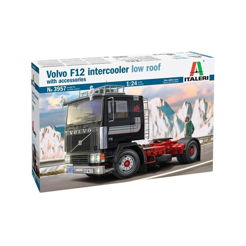 Maxpower Italeri 3957 Volvo F12 Intercooler Low Roof With Accessories 1:24 Model Kit