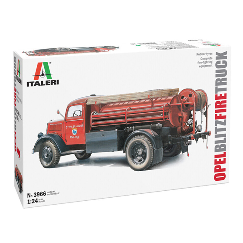 Italeri 3966 Opel Blitz Fire Truck 1:24 Model Kit-image-OPC-PG8DT2T-NEW