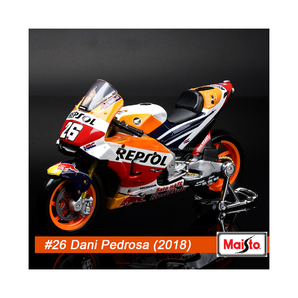 Maxpower (2018 Honda 26) Maisto 1:18 2018 Moto Gp18 Ducati Desmosedici Alloy Die Cast Motorcycle