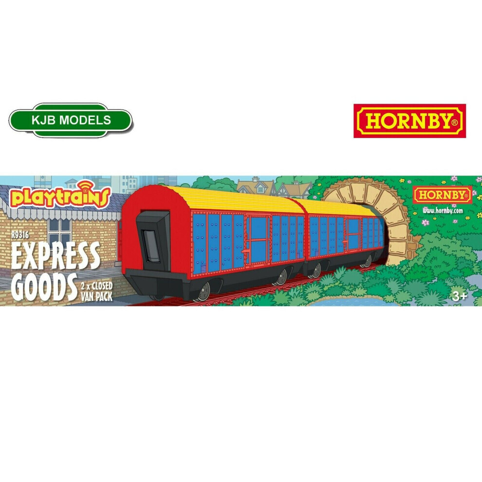 Maxpower Hornby Express Goods 2 X Closed Wagon Pack
