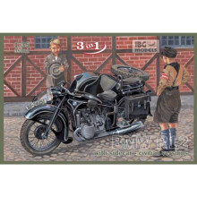 IBG Models 35001 BMW R12 1:35 Military Vehicle Model Kit
