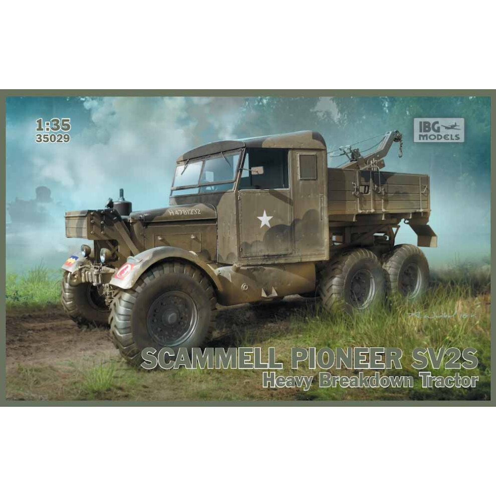 Maxpower Ibg Models 35029 Scammell Pioneer Sv2s Heavy Breakdown Tractor 1:35 Model Truck Kit