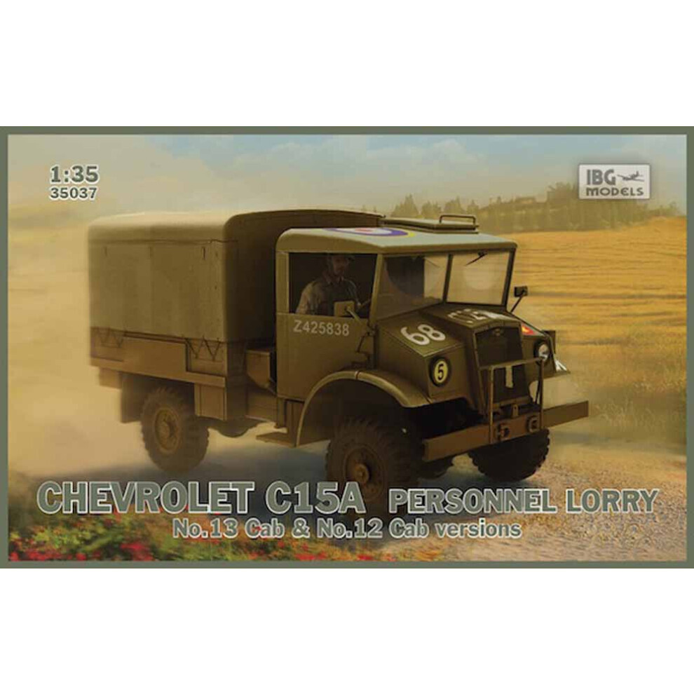 Maxpower Ibg Models 35037 Chevrolet C15a 1:35 Military Vehicle Model Kit
