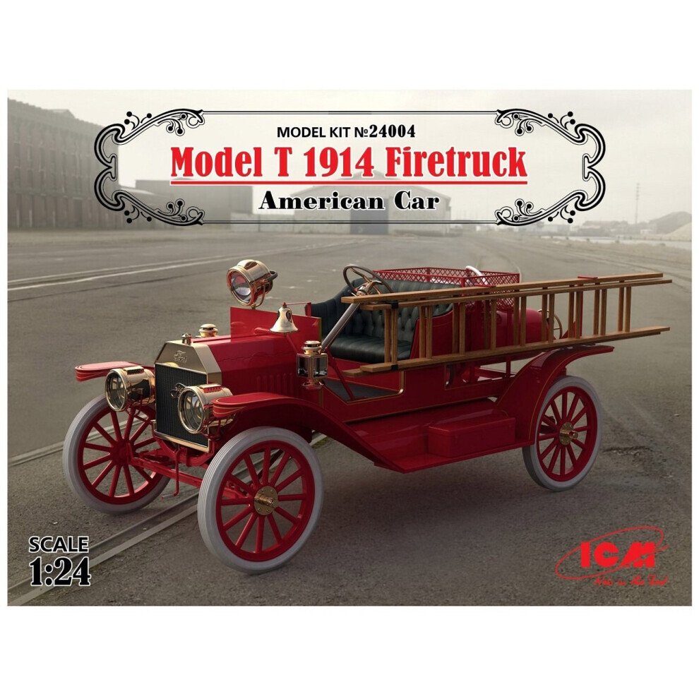 Maxpower Icm 24004 – Model Kit Model T 1914 Fire Truck American Car