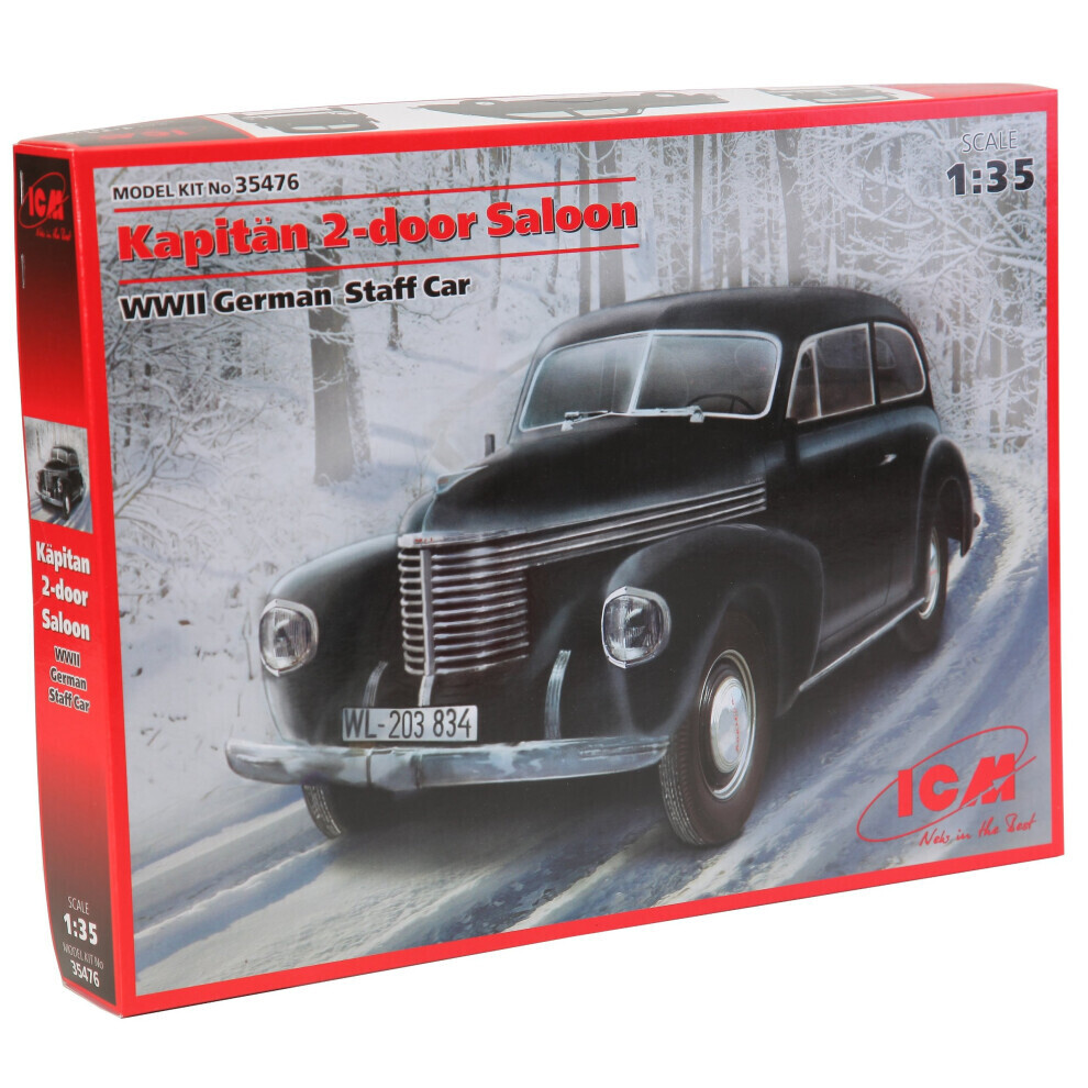 Maxpower Icm 35476 Captain 2-Door Saloon, Wwii German Staff Car 1/35