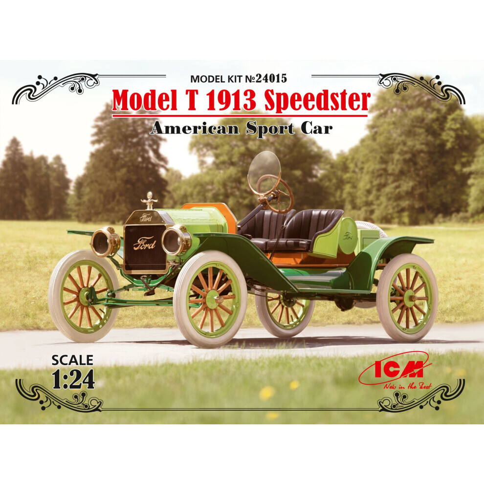 Maxpower Icm24015 - Icm 1:24 - Model T 1913 Speedster, Us Sports Car