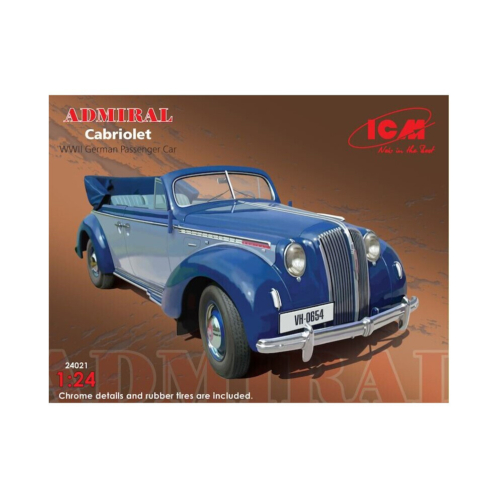 Maxpower Icm24021 - Icm 1:24 - Admiral Cabriolet Wwii German Passenger Car