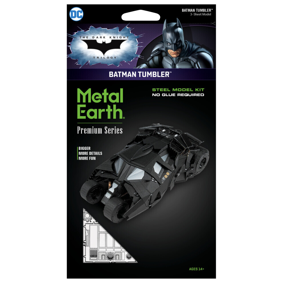 Maxpower Fascinations Premium Series Iconx Batman Tumbler Metal Earth 3D