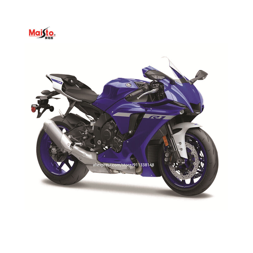 Maxpower (Blue) Maisto 1:12 2023 Yamaha Yzf-R1 Motorcycle Replicas With Authentic Details Blue