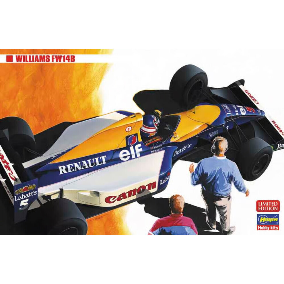 Maxpower Hasegawa 20719 Williams Fw14b British Gp Nigel Mansell 1:24 Model Kit