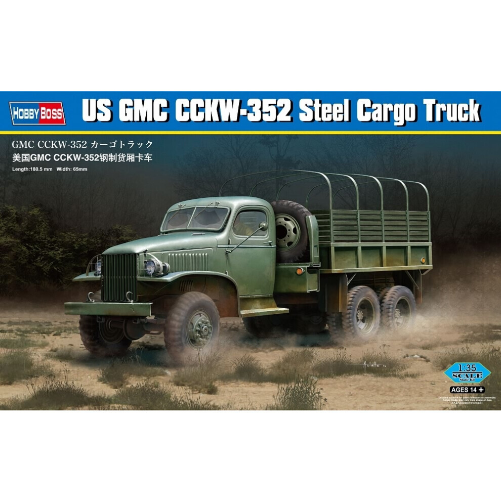 Maxpower Hbb83831 - Hobbyboss 1:35 - Us Gmc Cckw 352 Steel Cargo Truck