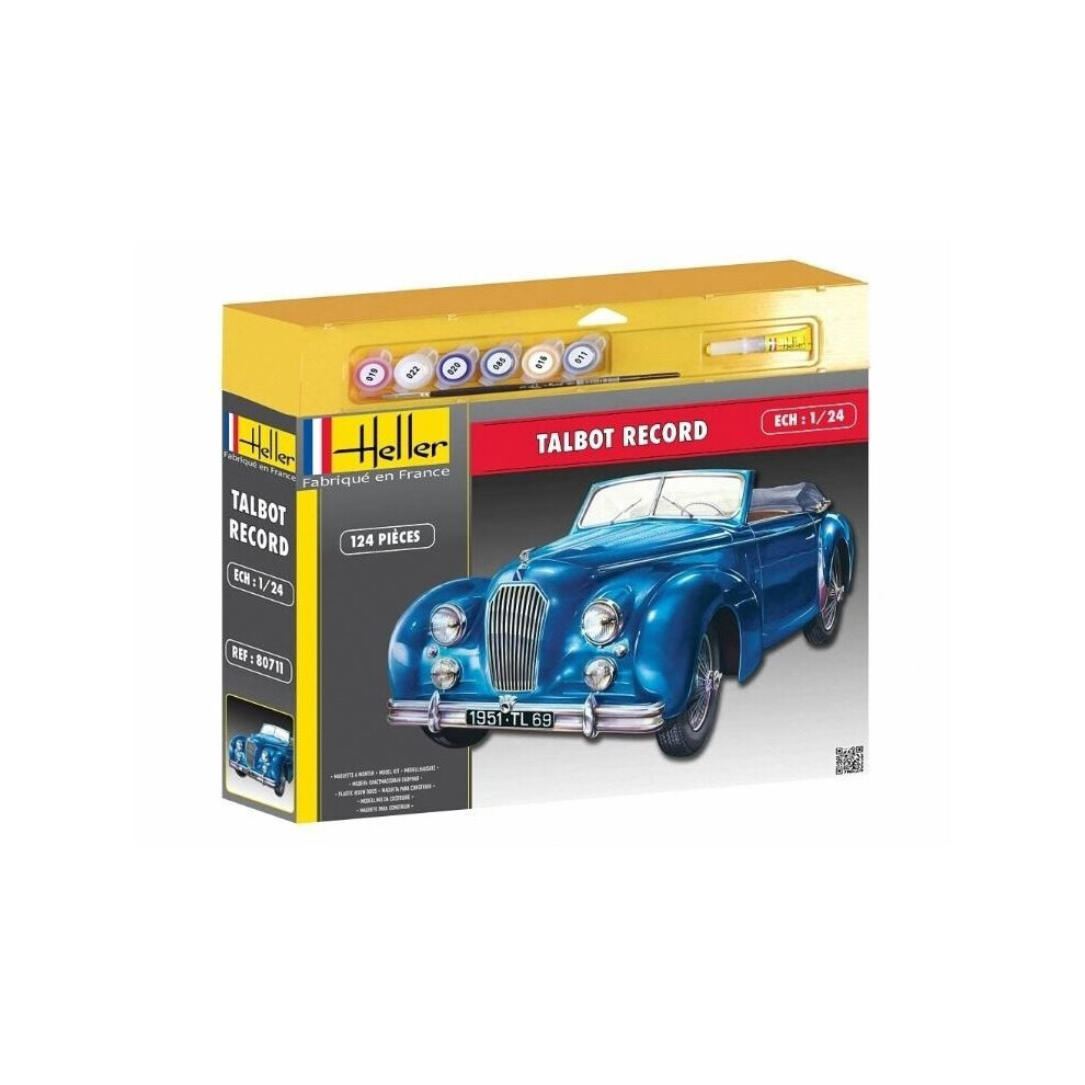 Maxpower Hel56711 - Heller 1:24 Gift Set - Talbot Lago Record