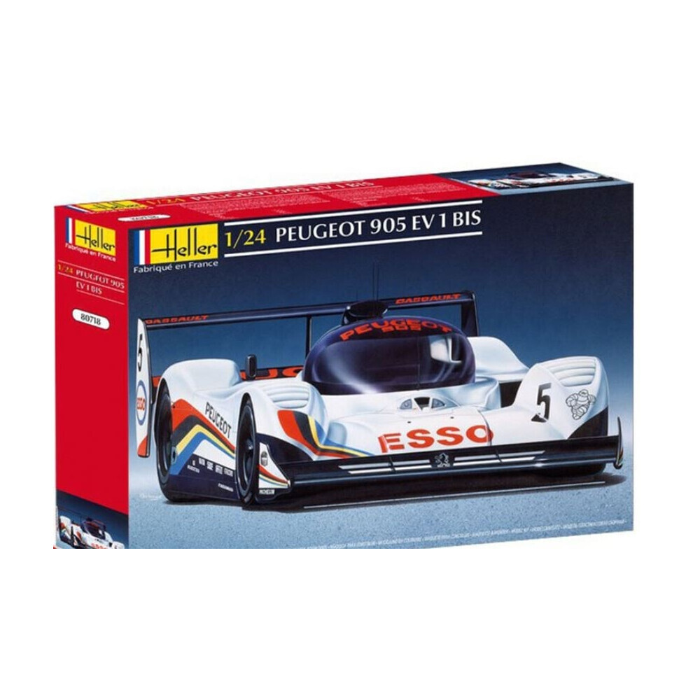 Maxpower Hel56718 - Heller 1:24 Gift Set - Peugeot 905 Ev 1 Bis