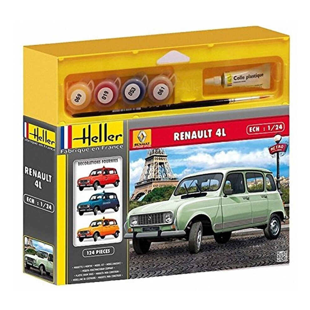Maxpower Hel56759 - Heller 1:24 Gift Set - Renault 4L