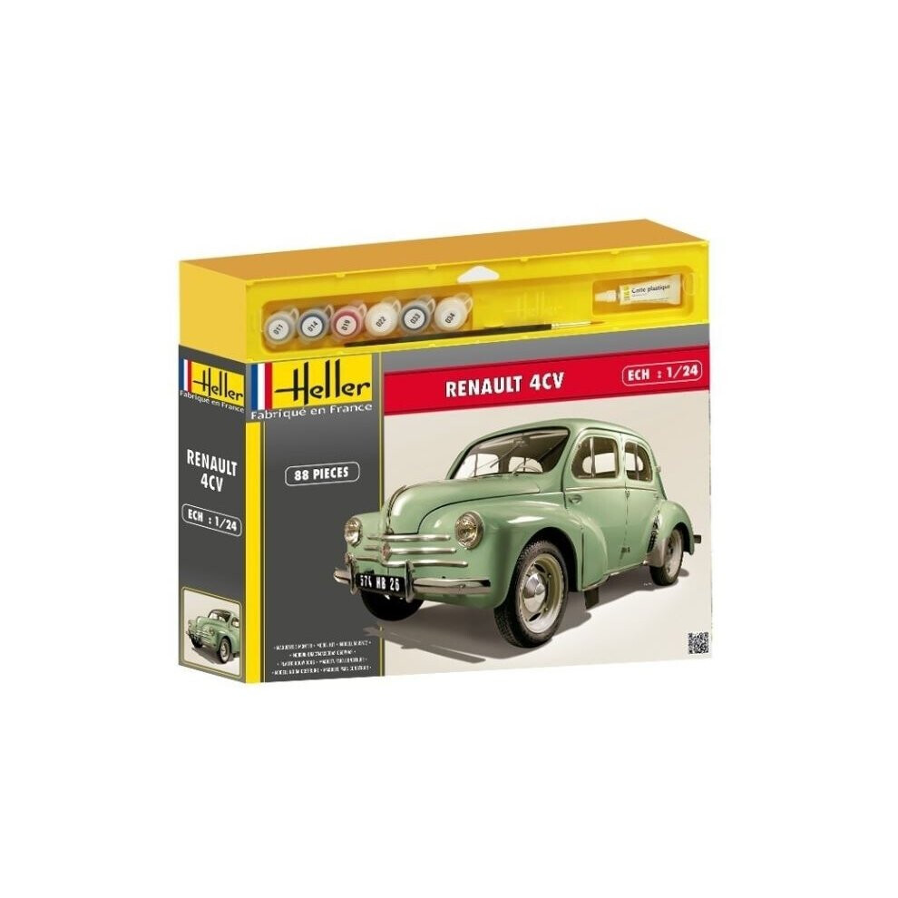 Maxpower Hel56762 - Heller 1:24 Gift Set - Renault 4 Cv
