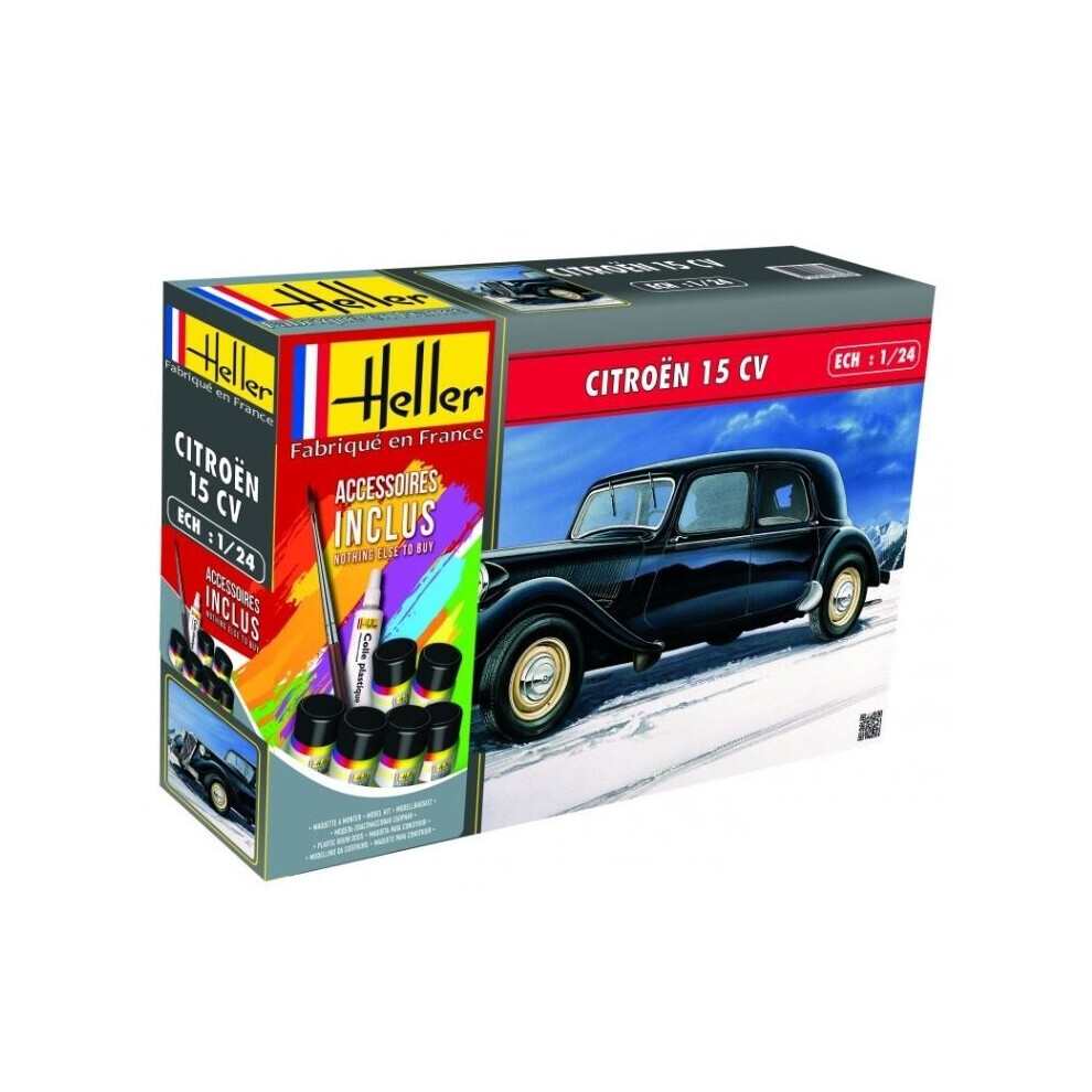 Maxpower Hel56763 - Heller 1:24 Gift Set - Citroen 15 Cv