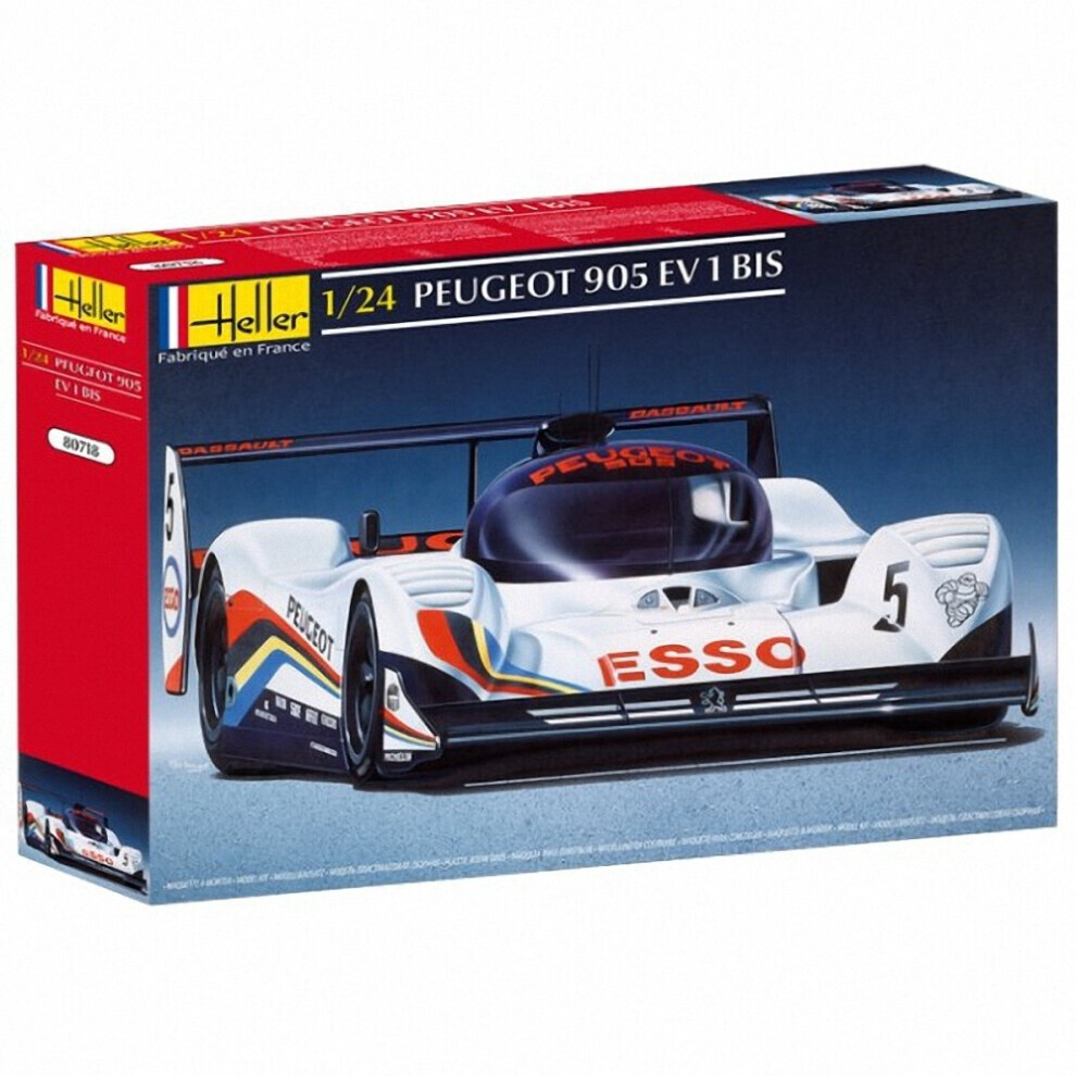 Maxpower Hel80718 - Heller 1:24 - Peugeot 905 Ev 1 Bis